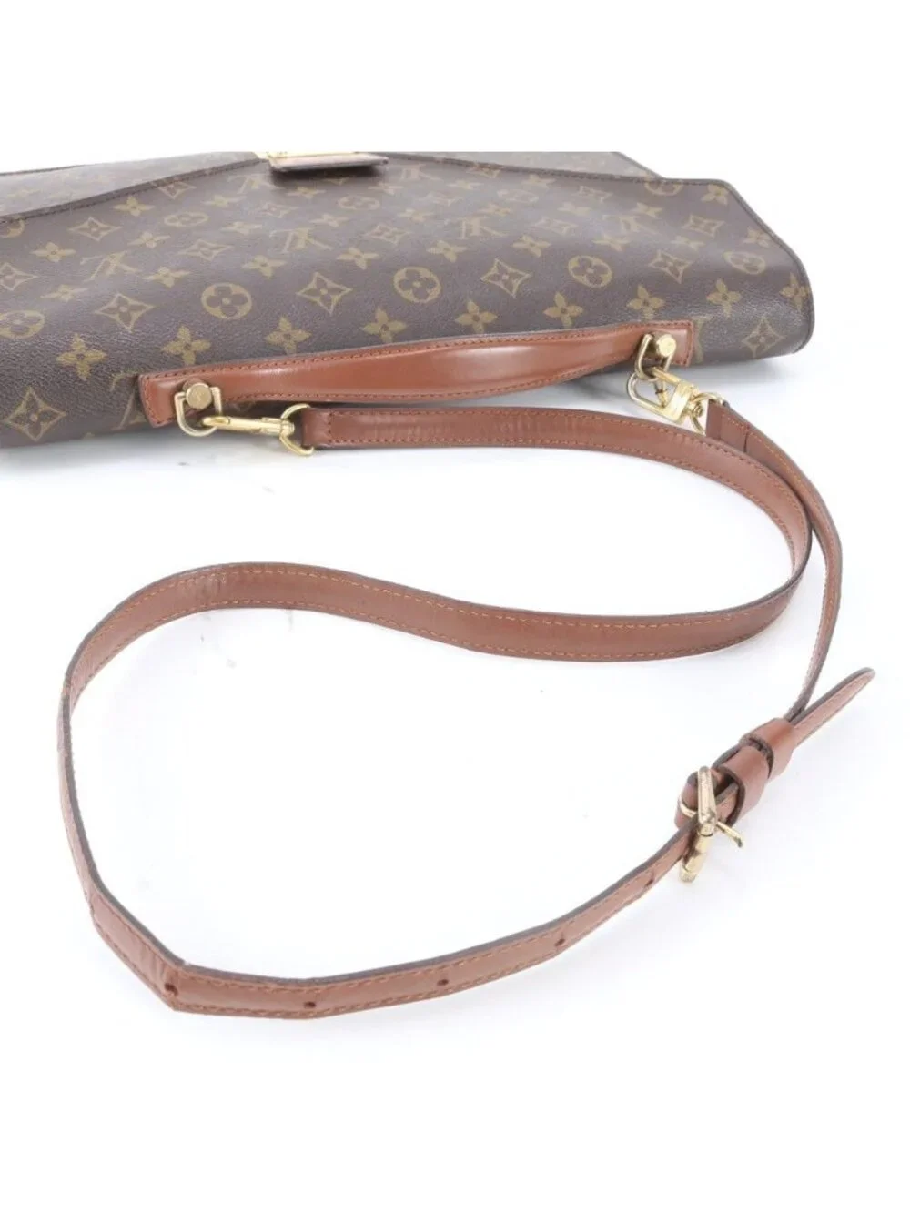 Louis Vuitton Monogram Porte Document Bandouliere 2-Way Business Bag Crossbody